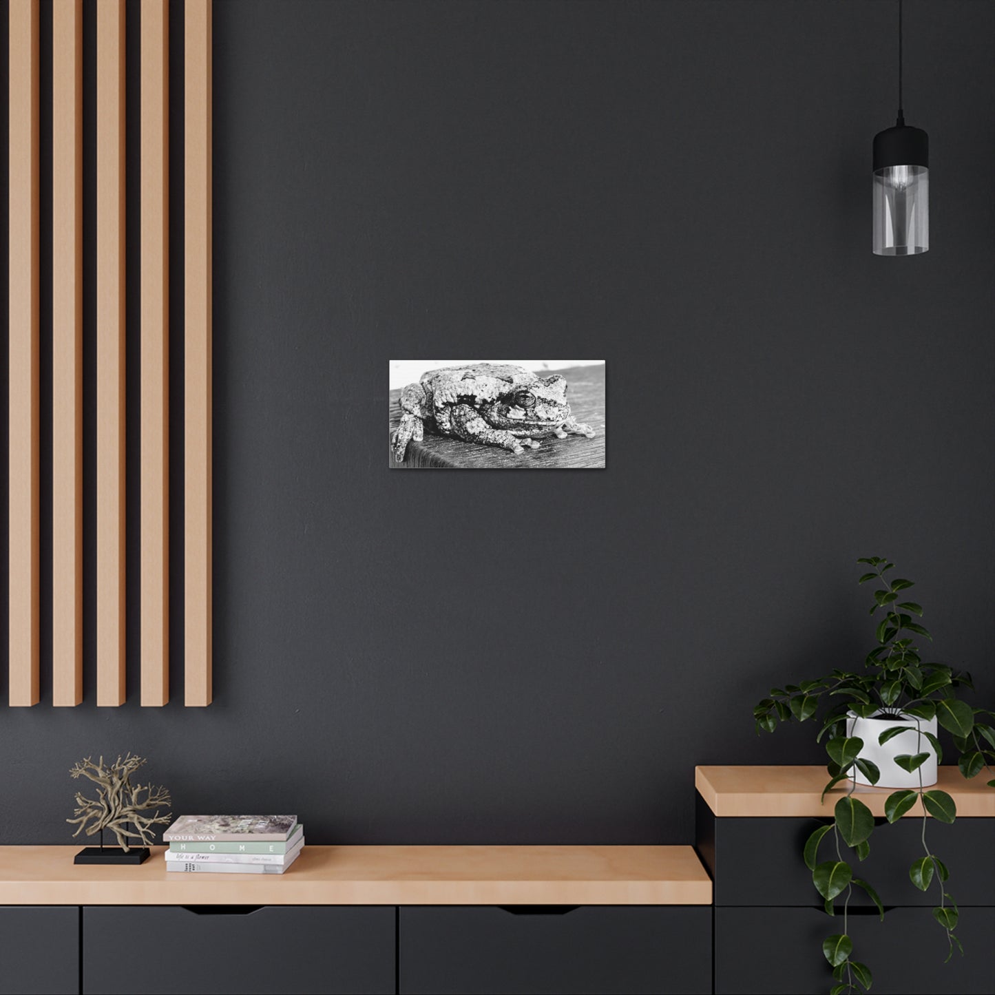 Tree Frog Patience - Canvas Gallery Wraps