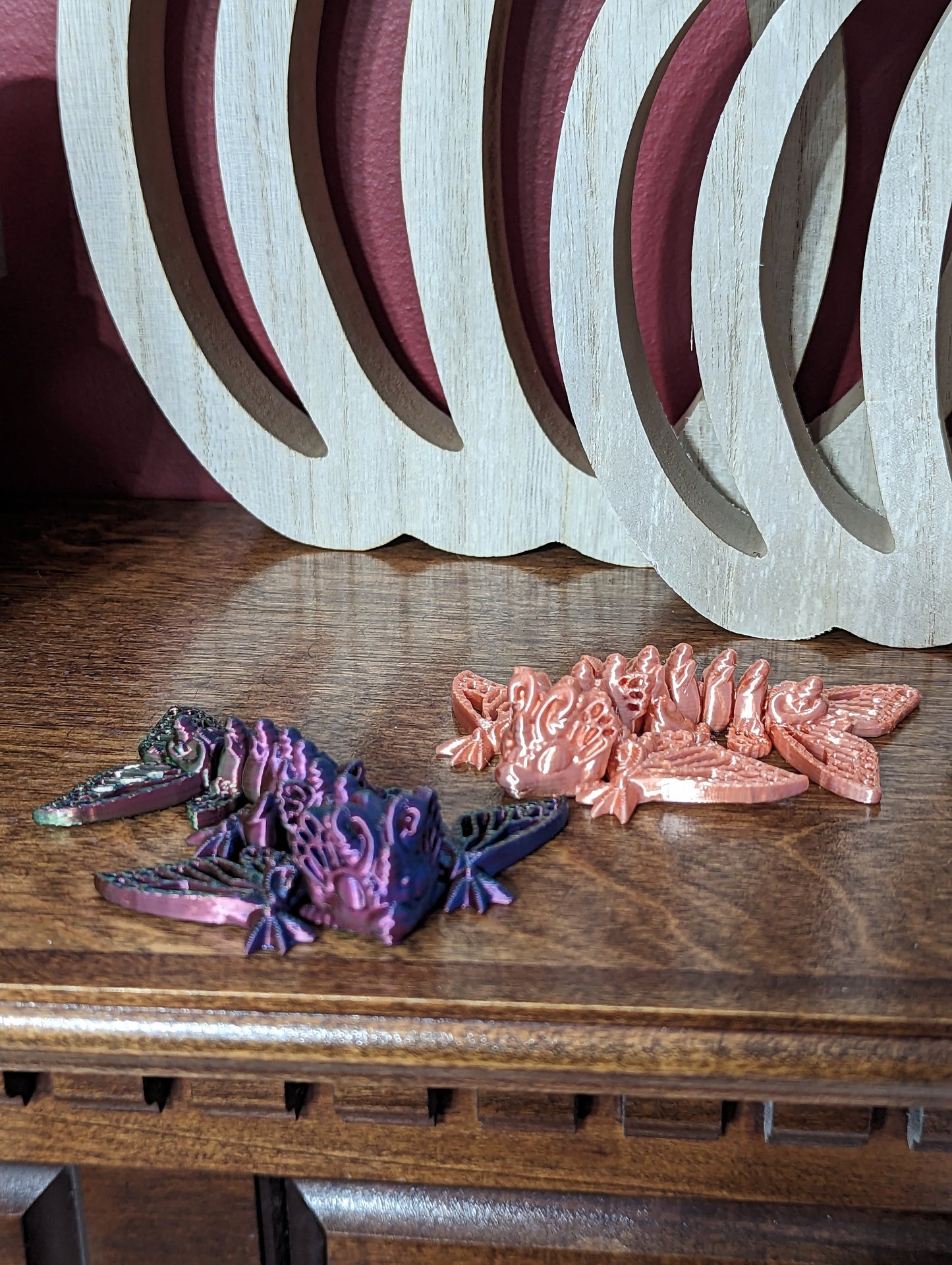 Butterfly Wyvern - 3d printed and fully articulated little dragon