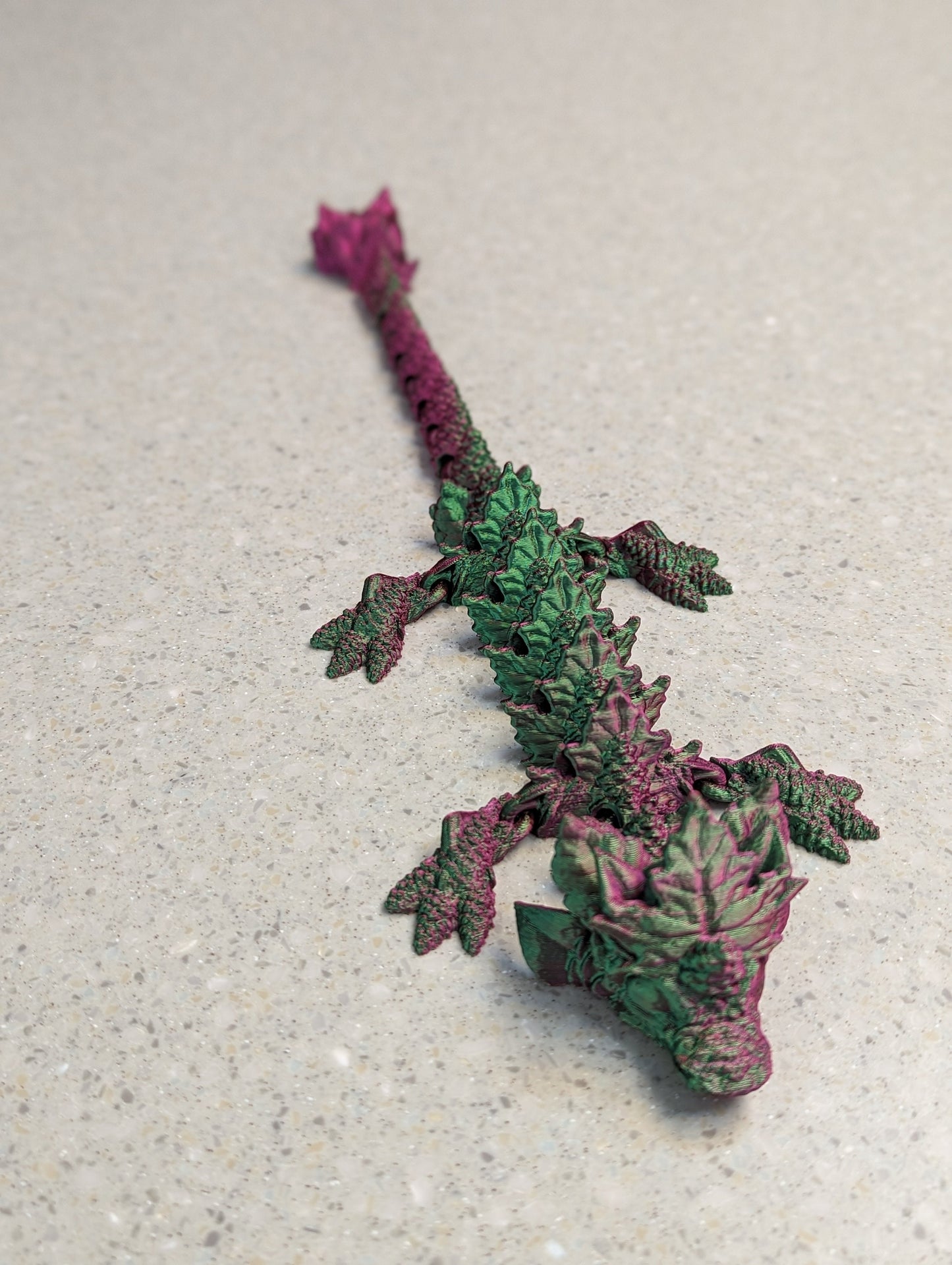 Pine Woodland Dragon - 3d printed and fully articulated