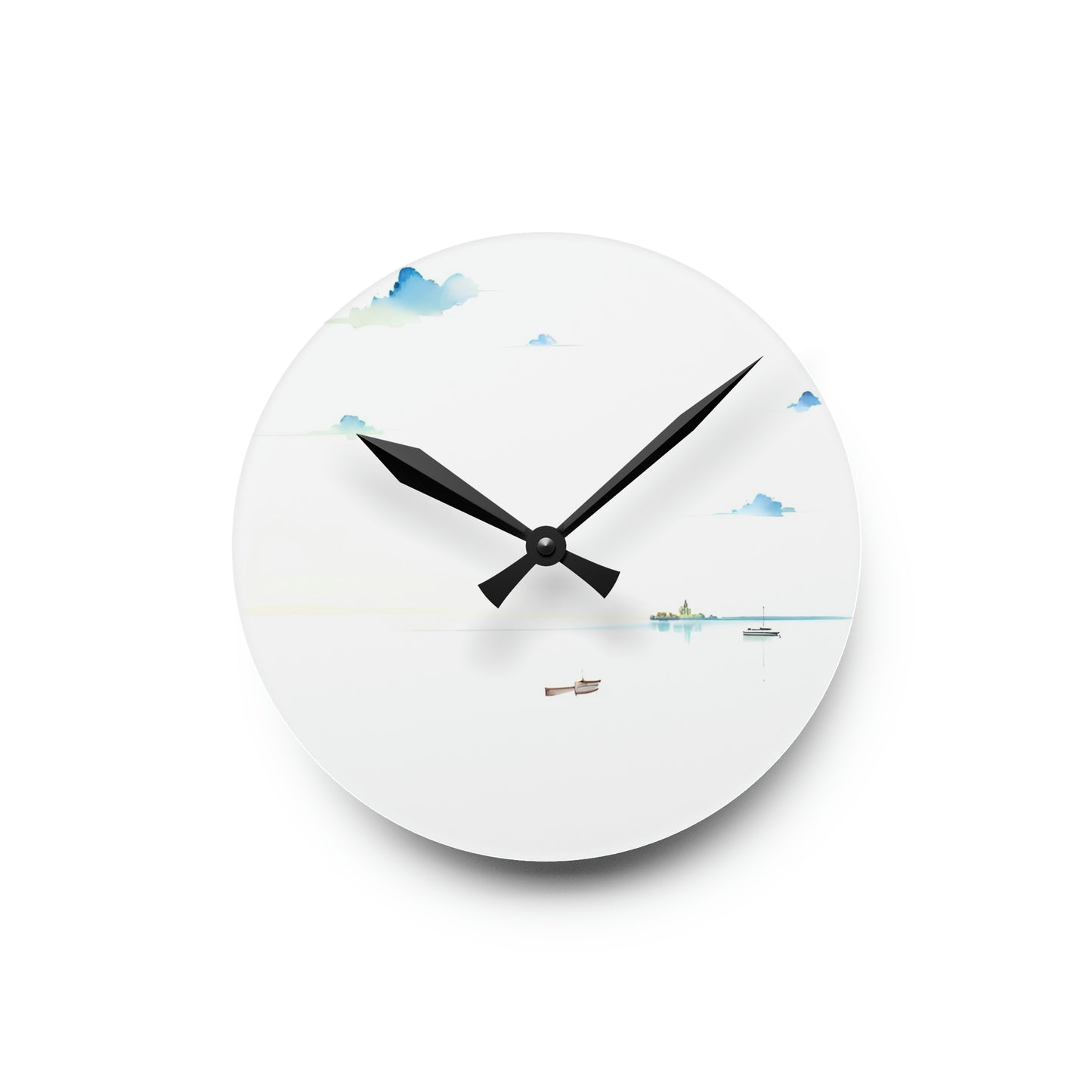 A Day at the Bay - Acrylic Wall Clock