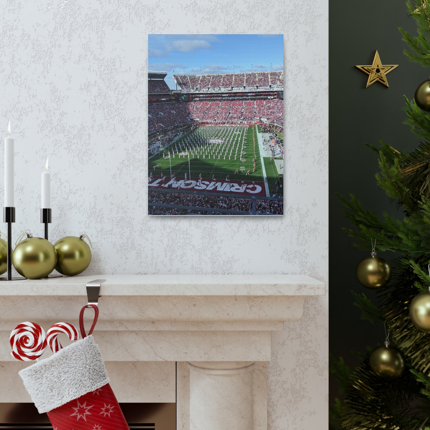 Alabama University Half-Time Show #2 - Canvas Gallery Wraps