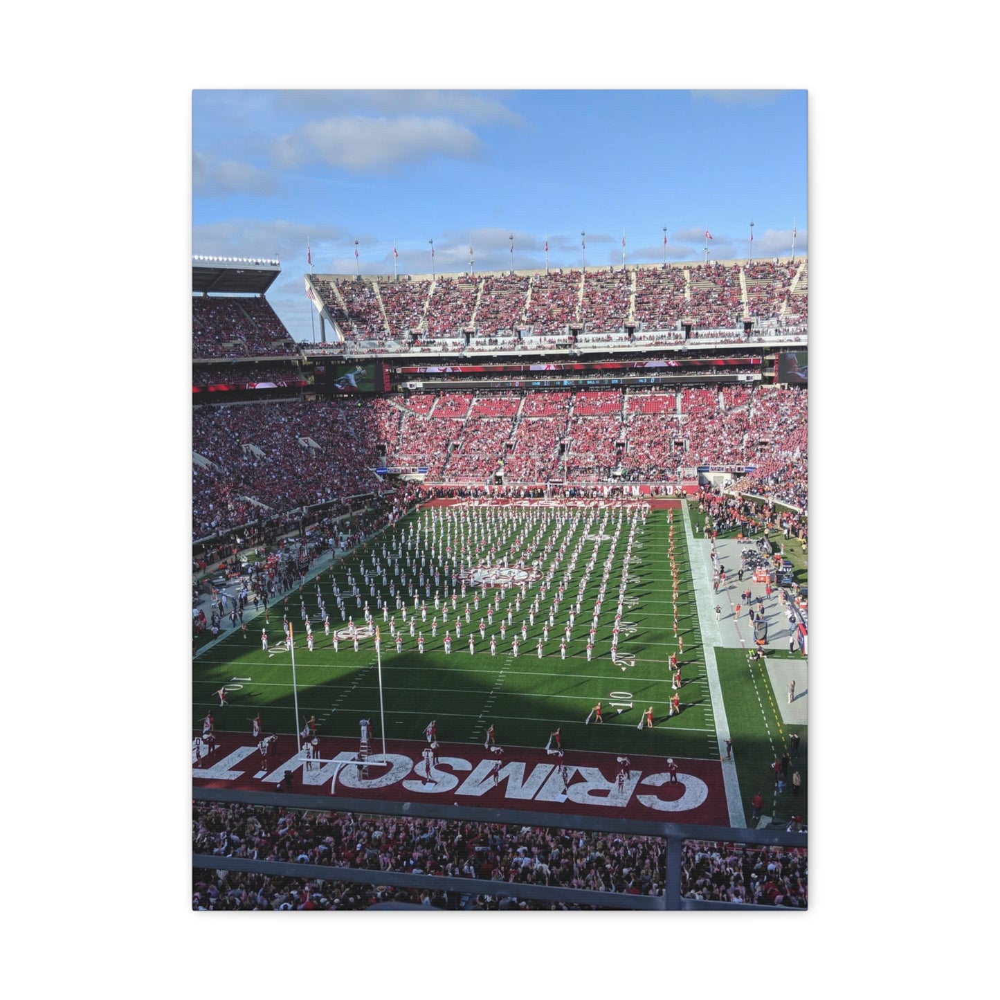 Alabama University Half-Time Show #2 - Canvas Gallery Wraps