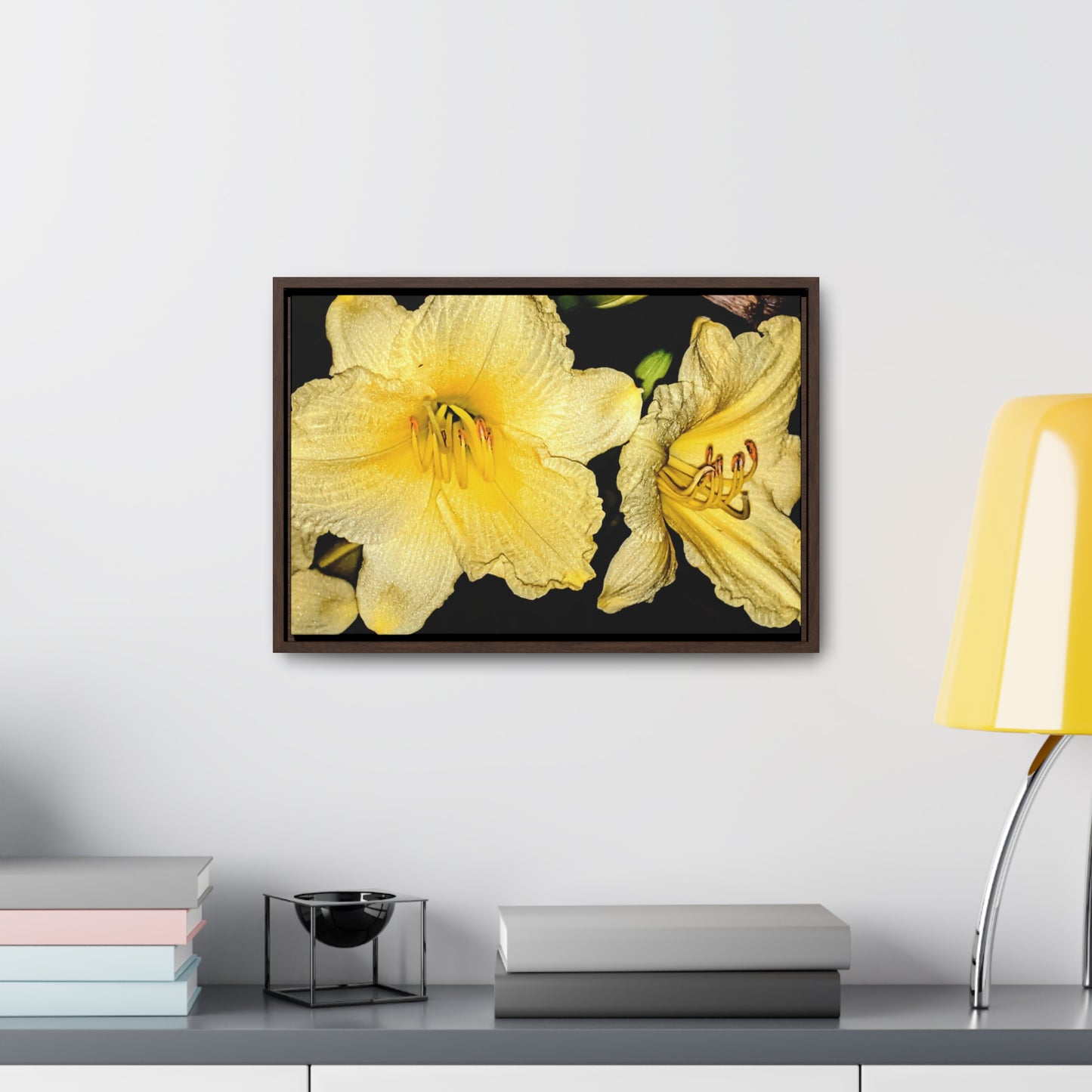 Yellow Flower - Gallery Canvas Wraps, Horizontal Frame
