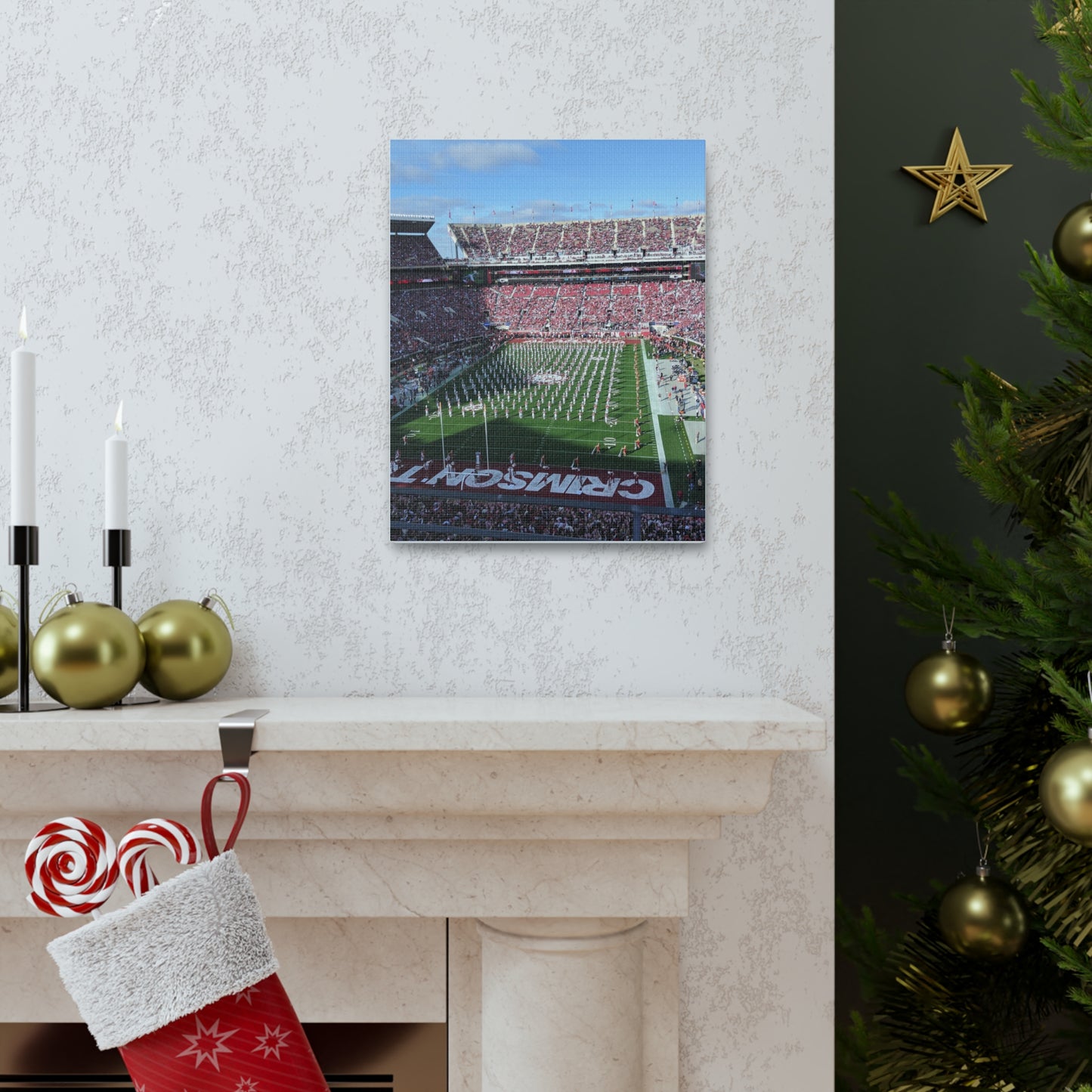 Alabama University Half-Time Show #2 - Canvas Gallery Wraps