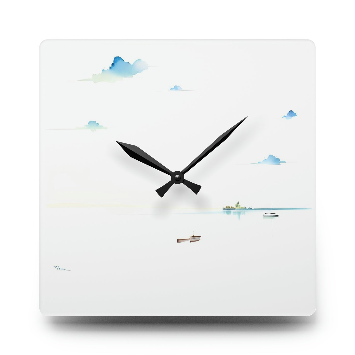 A Day at the Bay - Acrylic Wall Clock