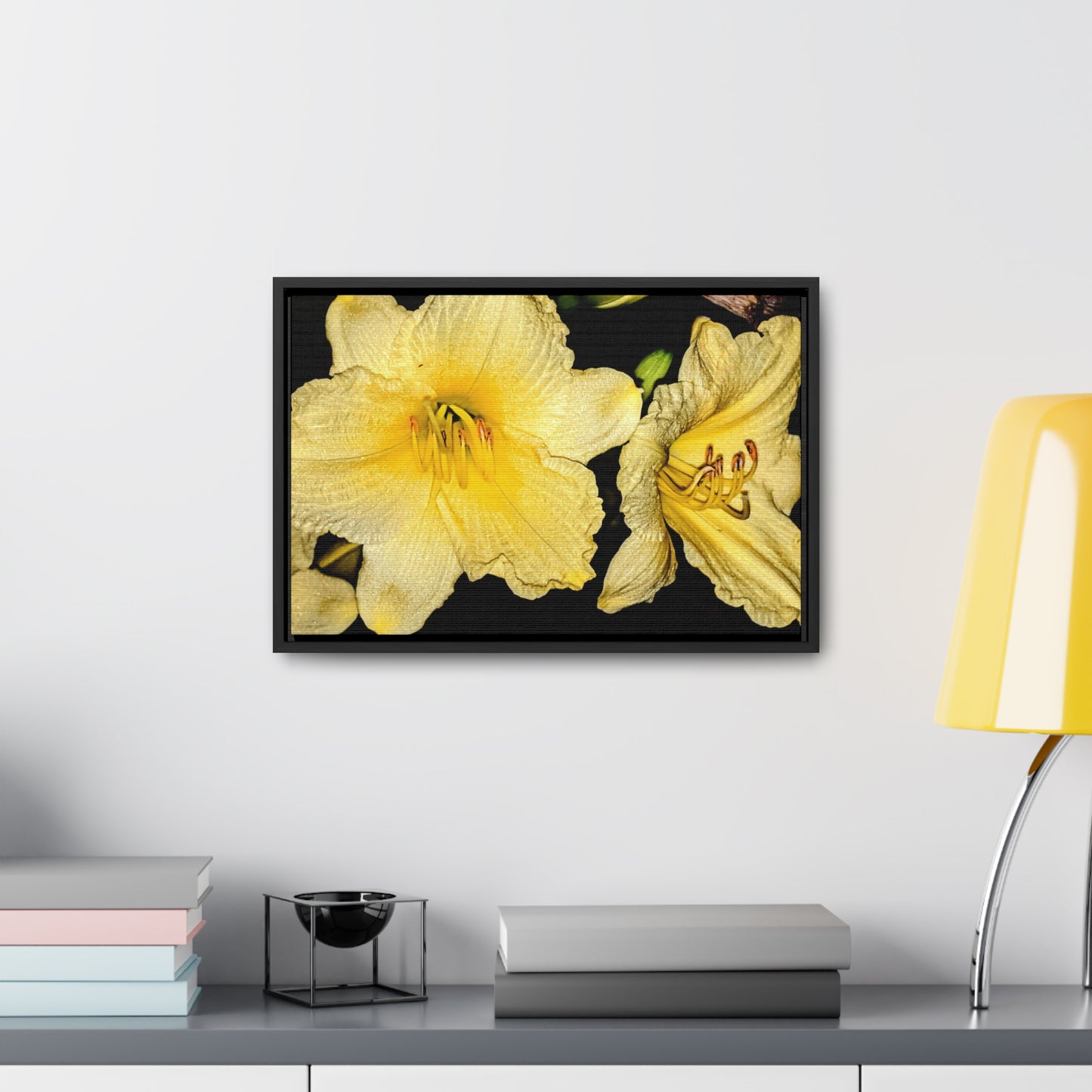 Yellow Flower - Gallery Canvas Wraps, Horizontal Frame