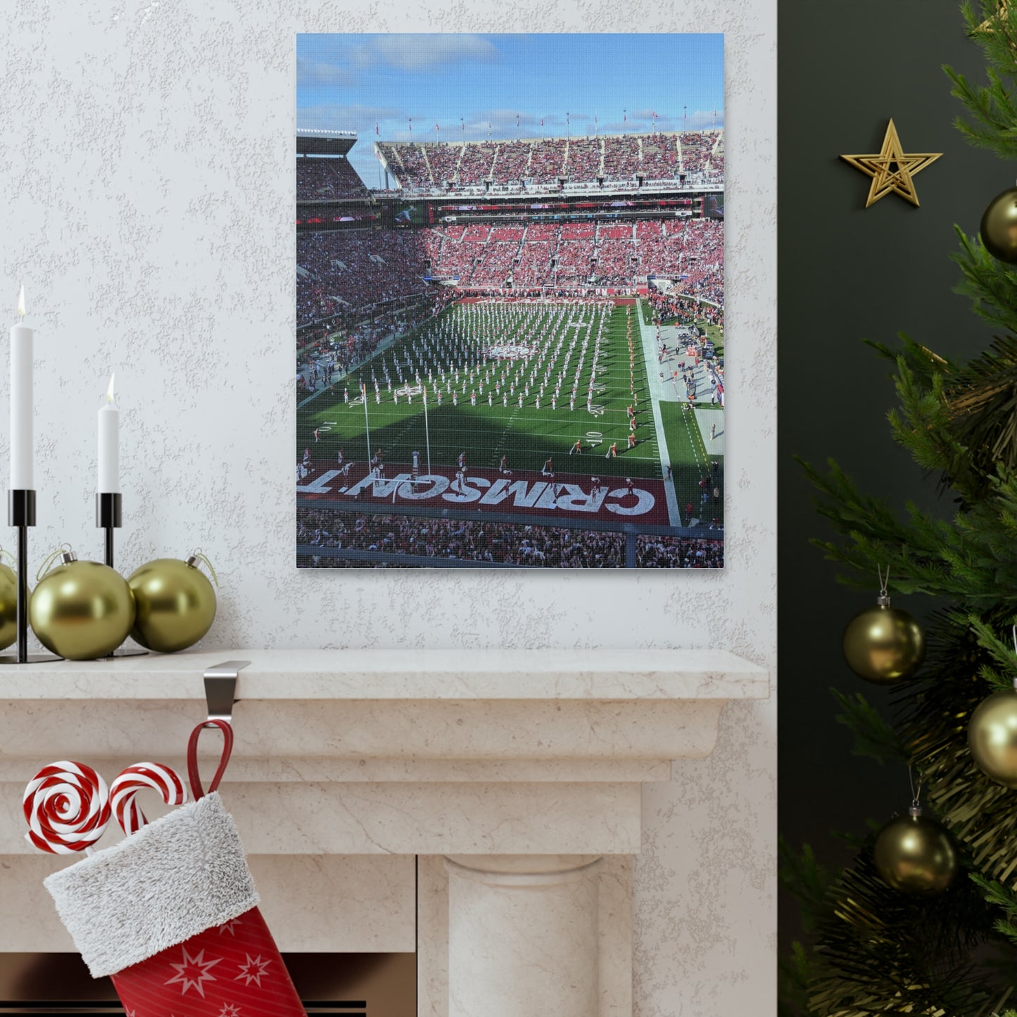 Alabama University Half-Time Show #2 - Canvas Gallery Wraps