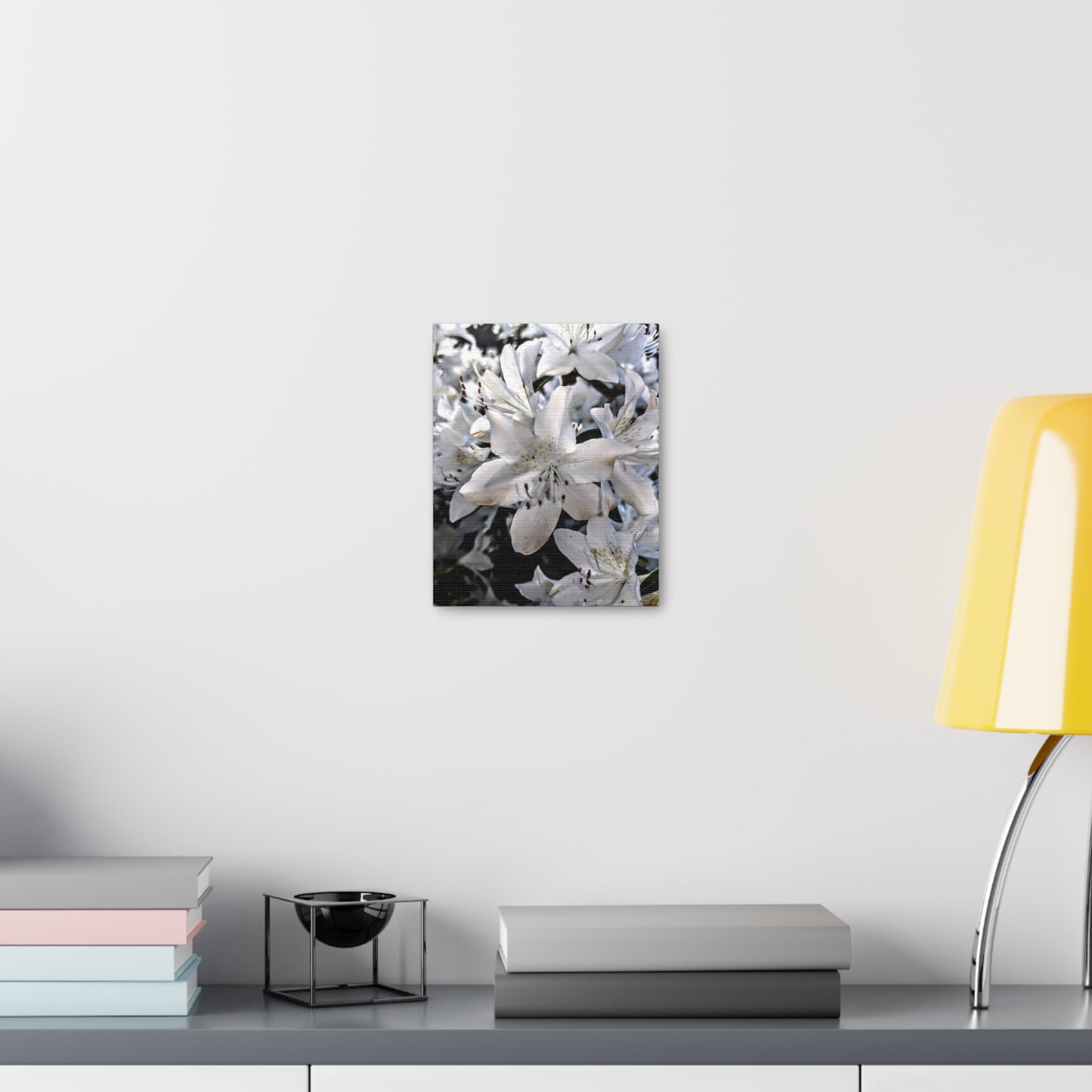 Classic White Blooms - Canvas Gallery Wraps