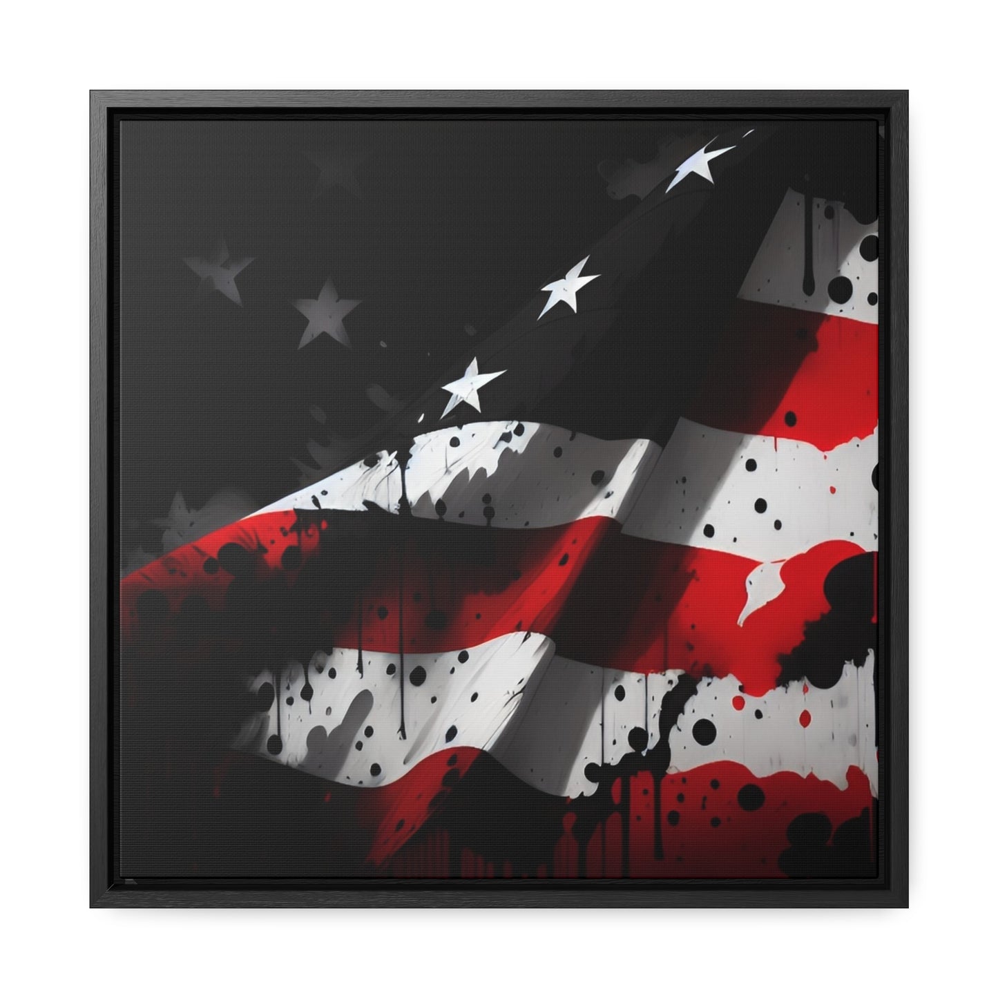 Digital US Flag Print - Ink version