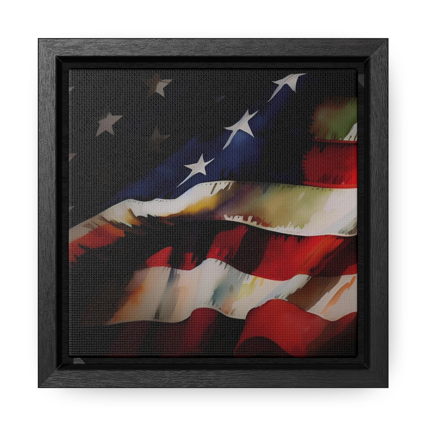 Digital US Flag Print - Watercolor version