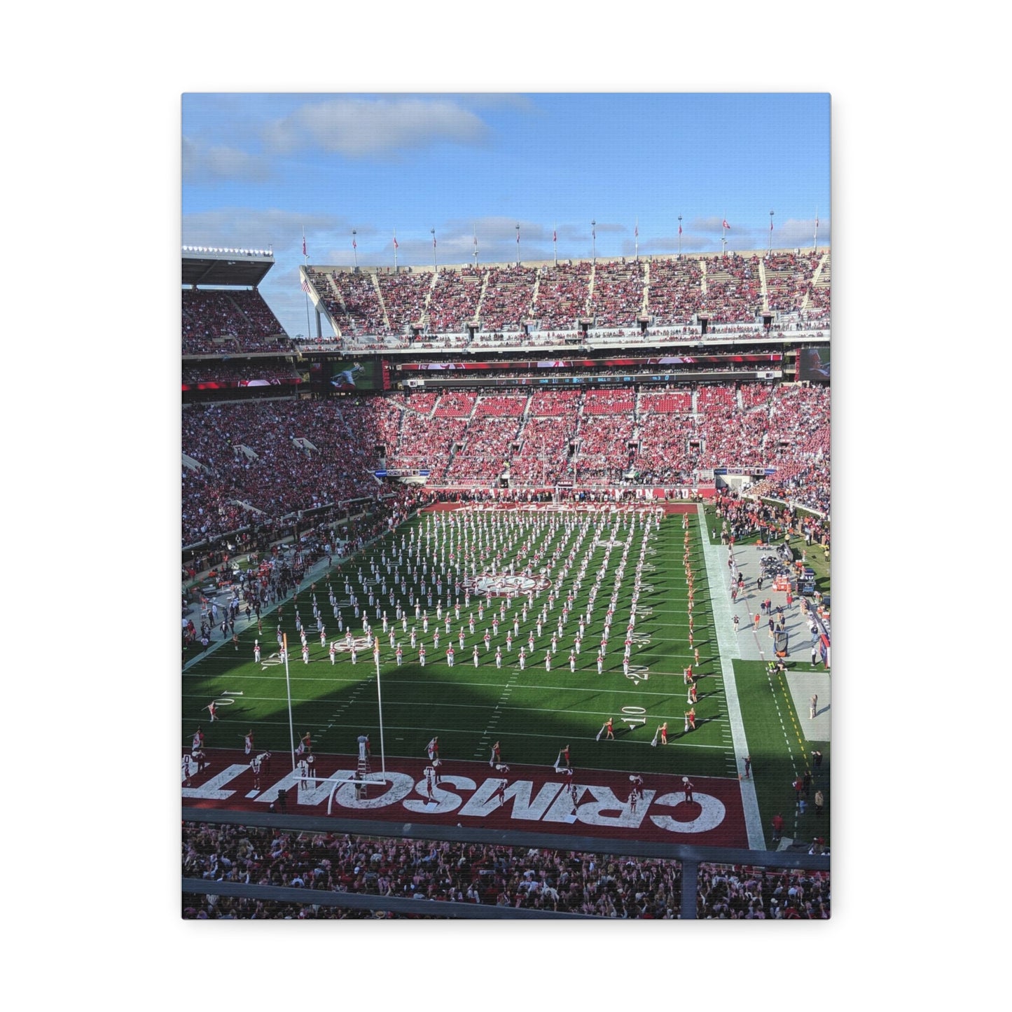 Alabama University Half-Time Show #2 - Canvas Gallery Wraps