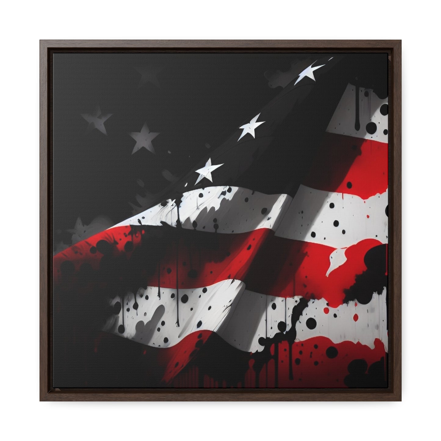 Digital US Flag Print - Ink version