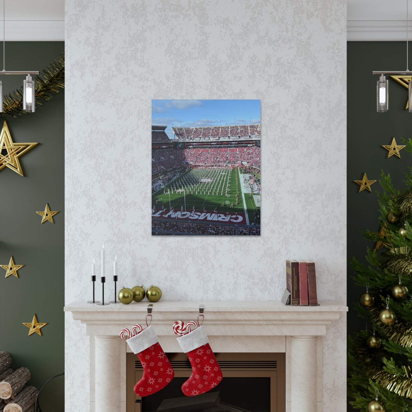 Alabama University Half-Time Show #2 - Canvas Gallery Wraps