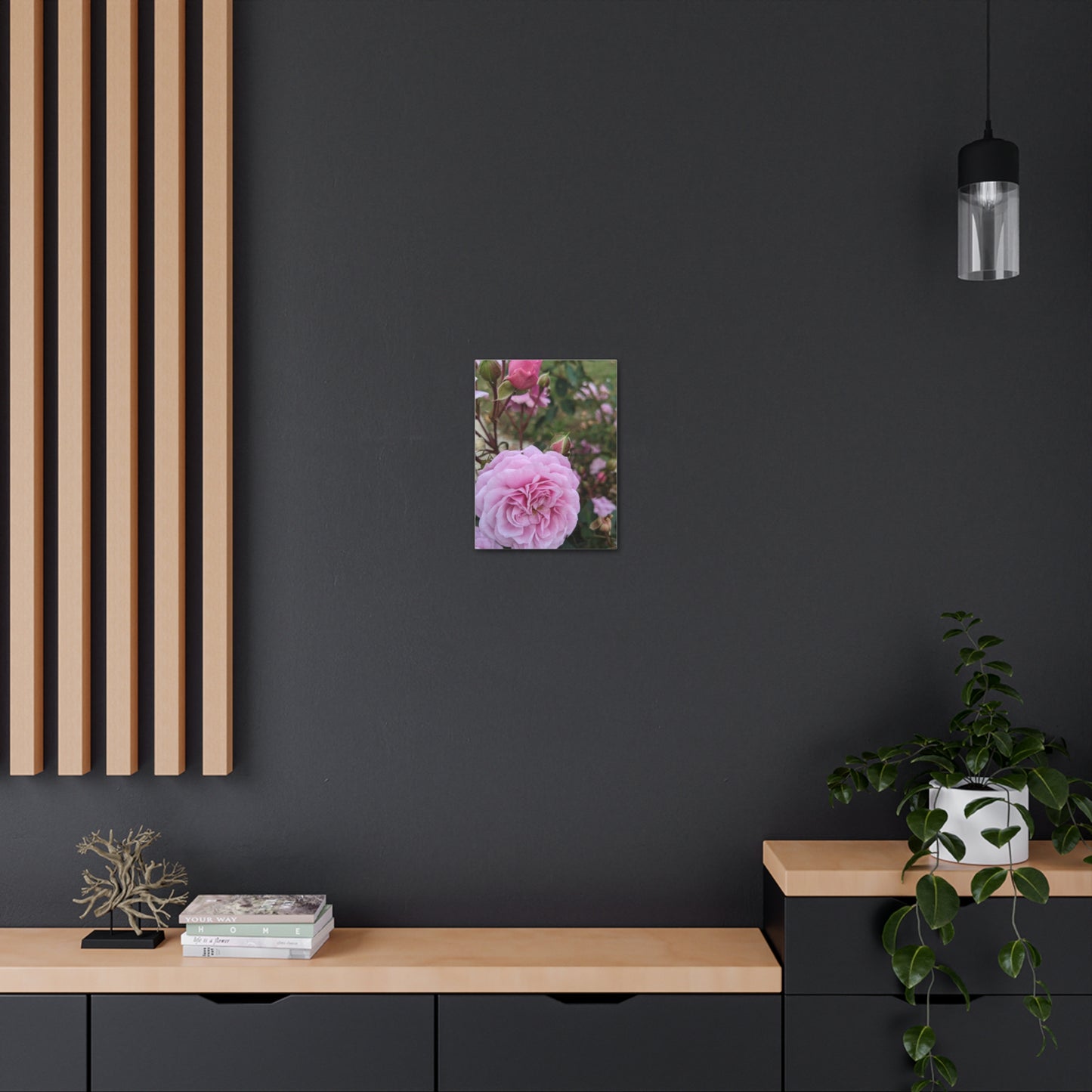 Pink Garden Roses - Canvas Gallery Wraps