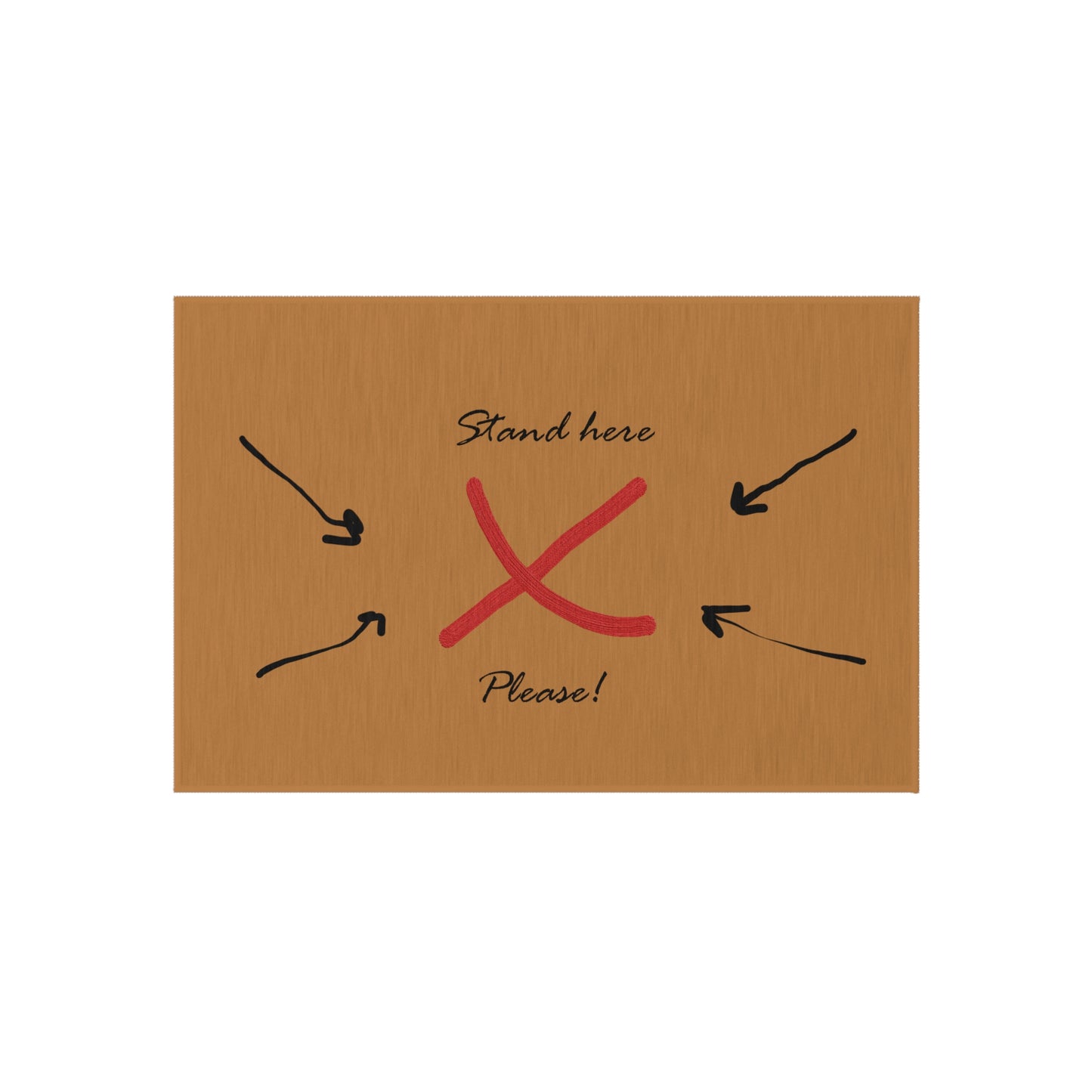 Be careful where you stand! - light brown