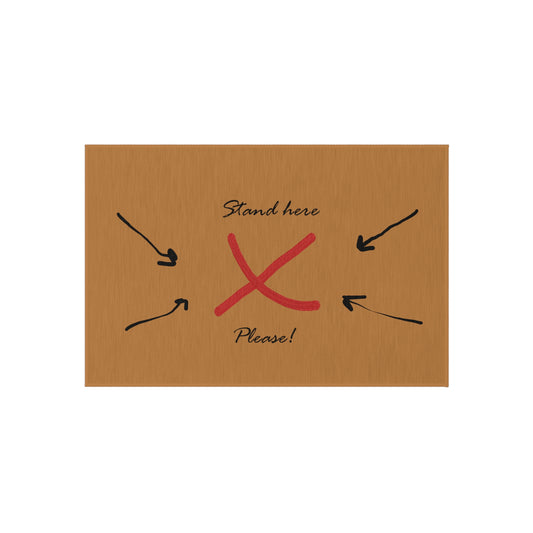 Be careful where you stand! - light brown