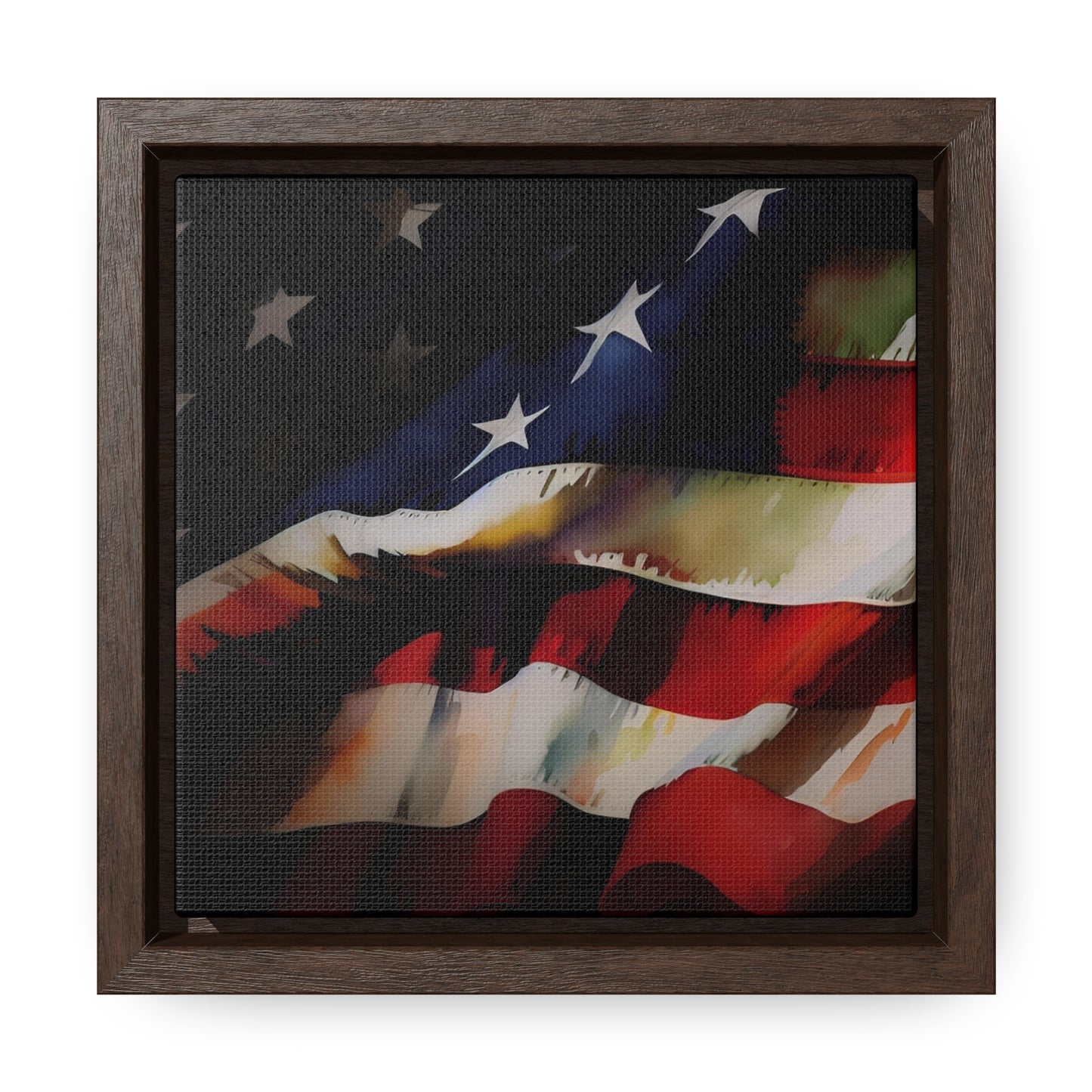 Digital US Flag Print - Watercolor version