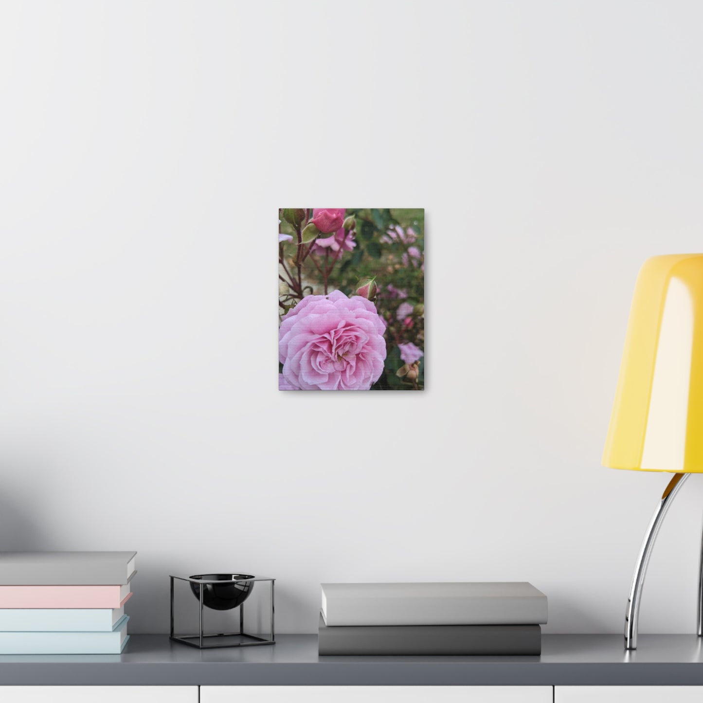 Pink Garden Roses - Canvas Gallery Wraps