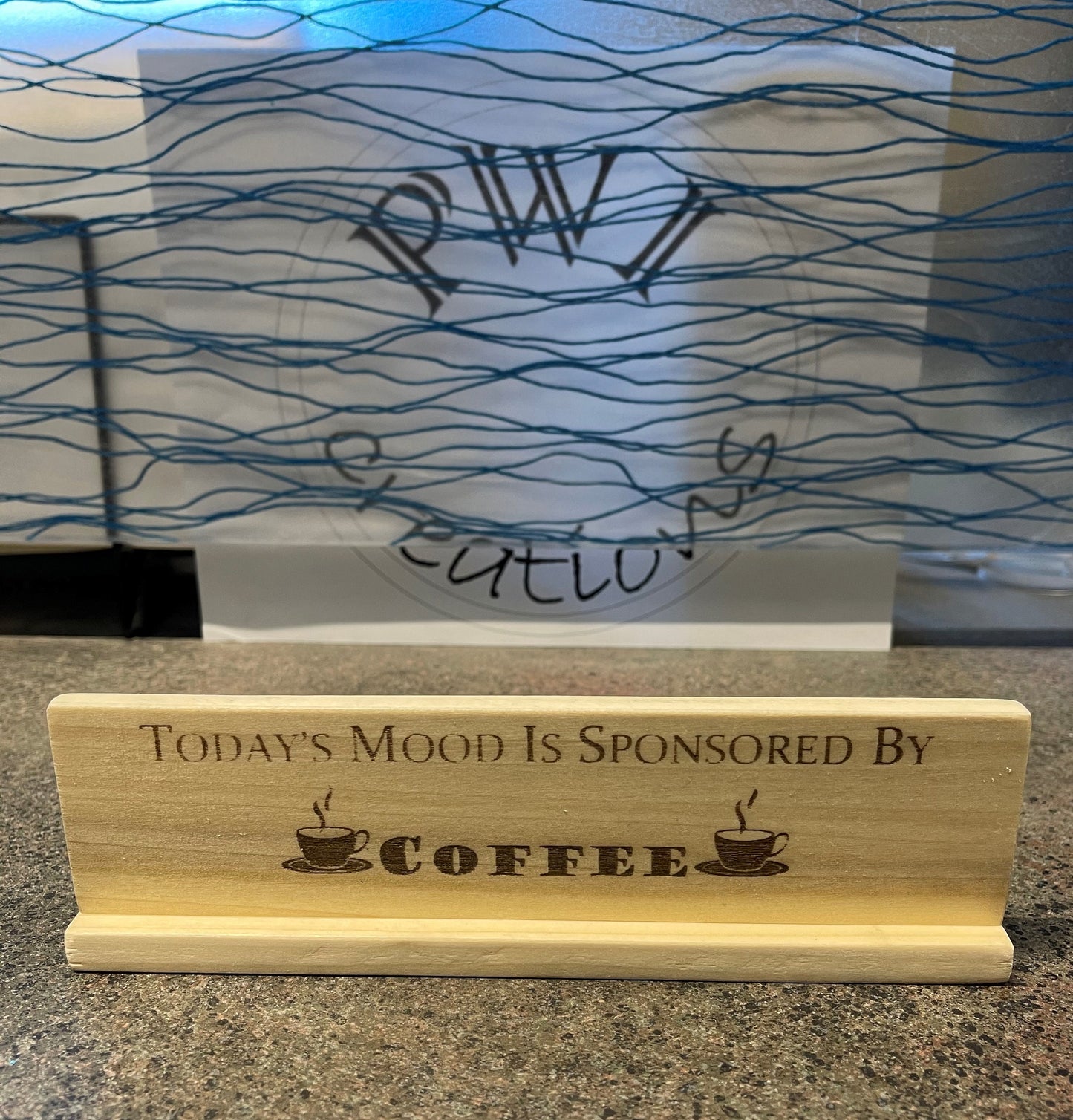 Laser Engraved Quote Plates on Reclaimed wood