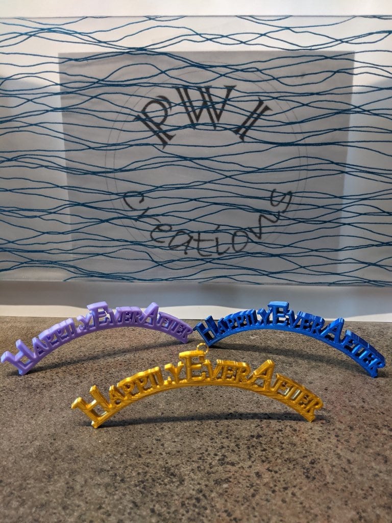 3d printed "Happily Ever After"