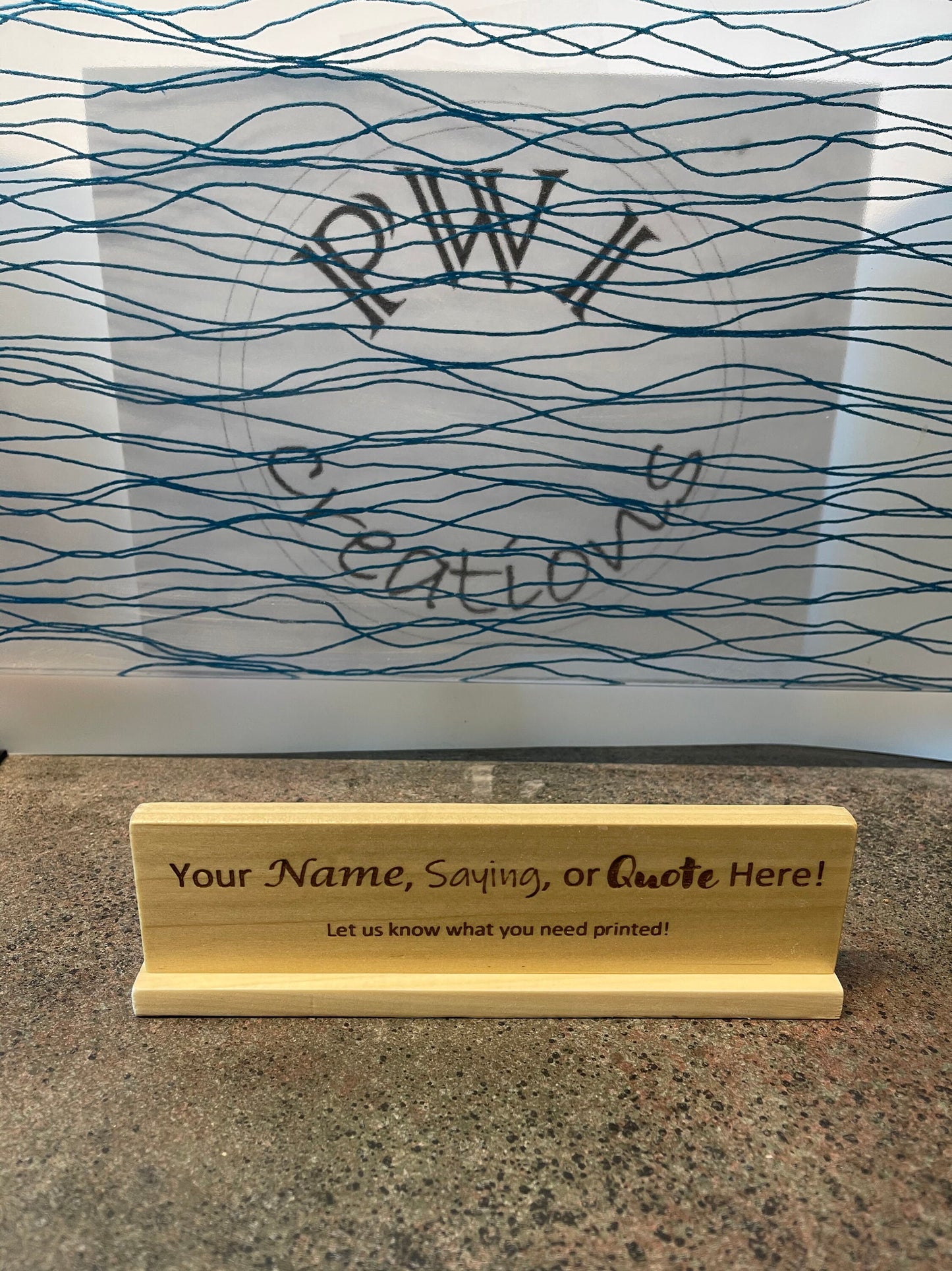 Laser Engraved Quote Signs