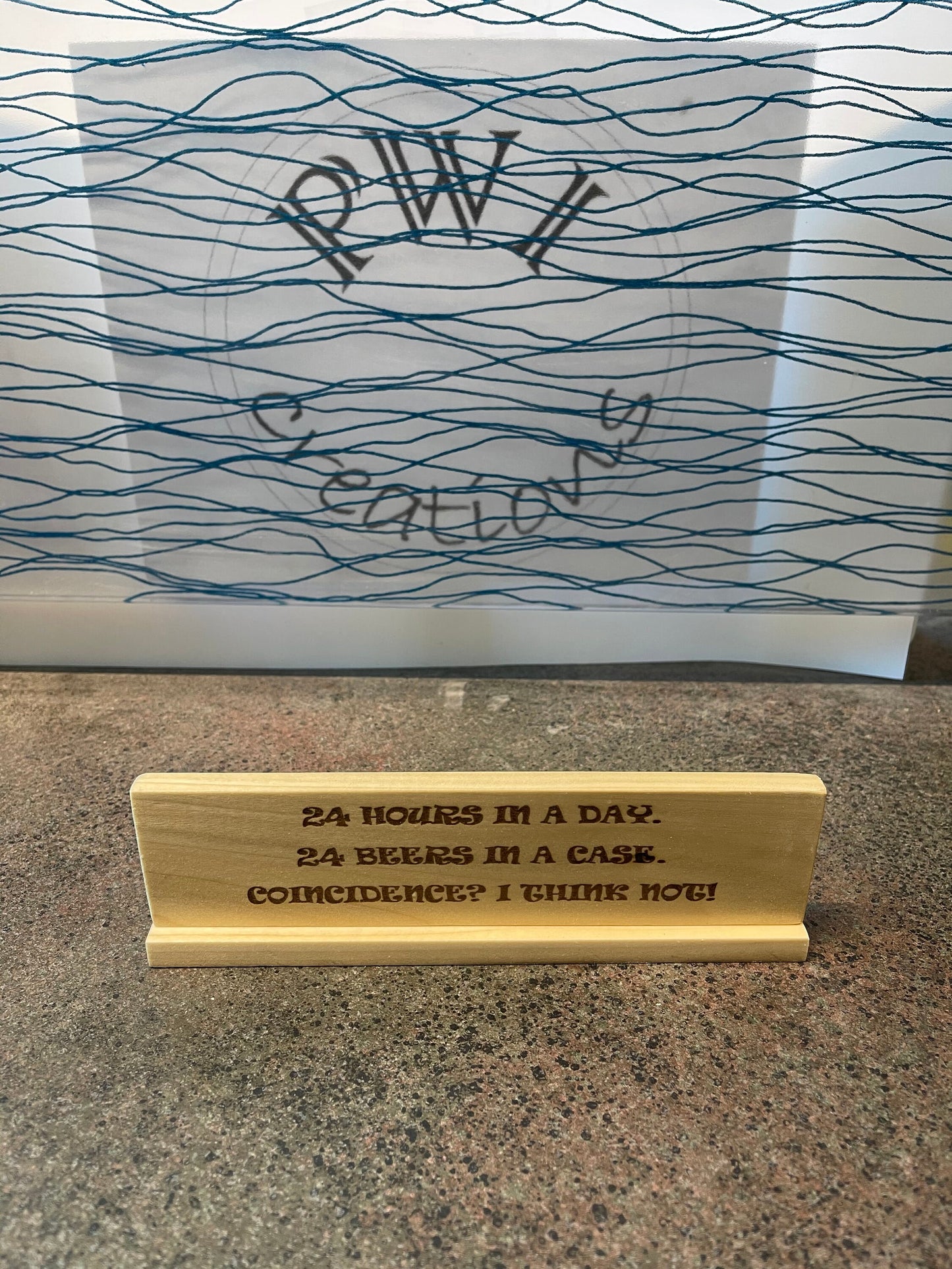 Laser Engraved Quote Signs