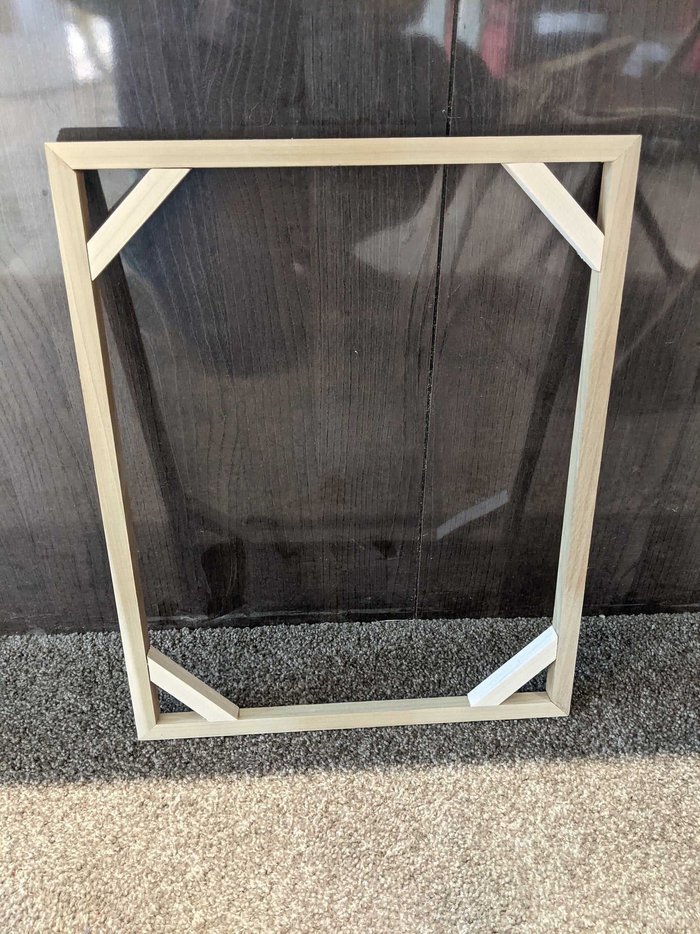 16" x 12" assembled canvas stretcher frame