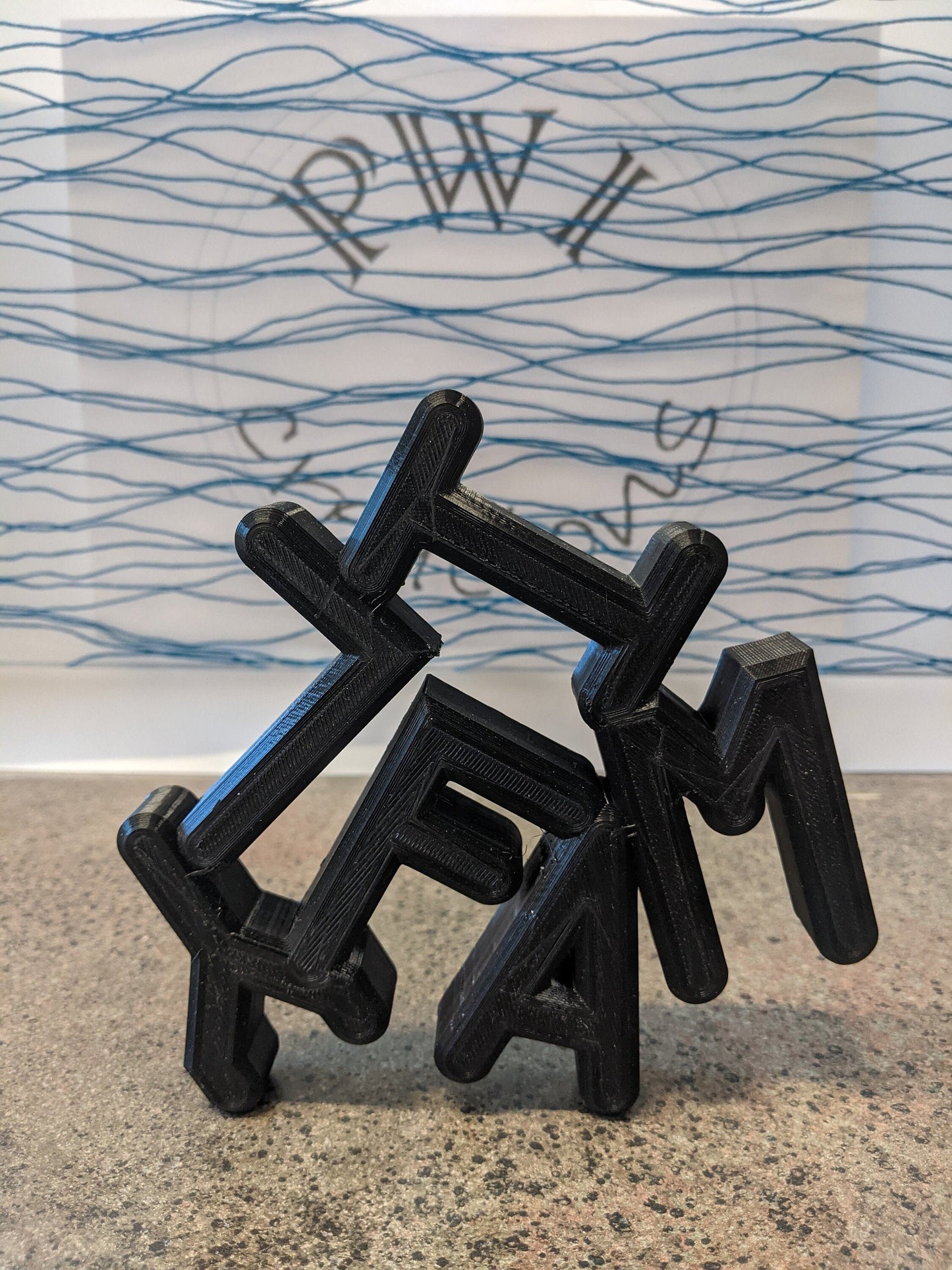 3D printed "FAMILY" - We may be out of sorts at times, but we always stick together!