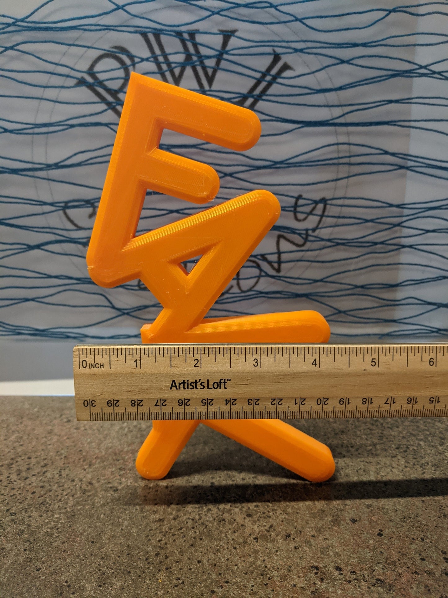 3D printed "FALL"