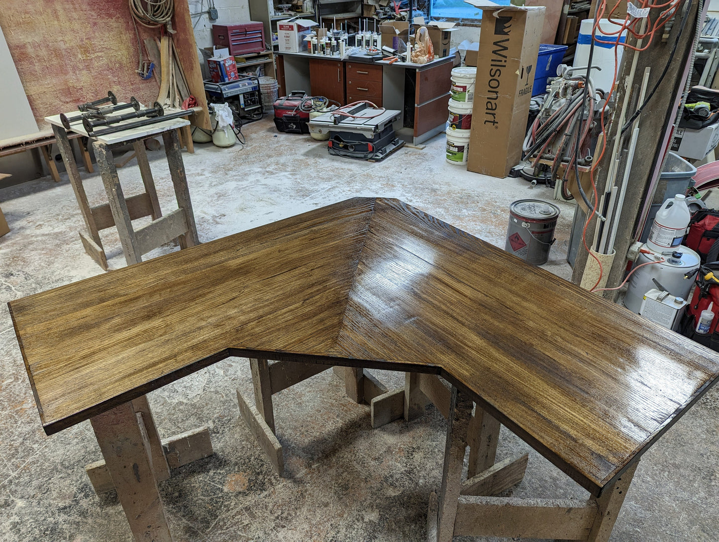 Urban style, hand made, corner desk