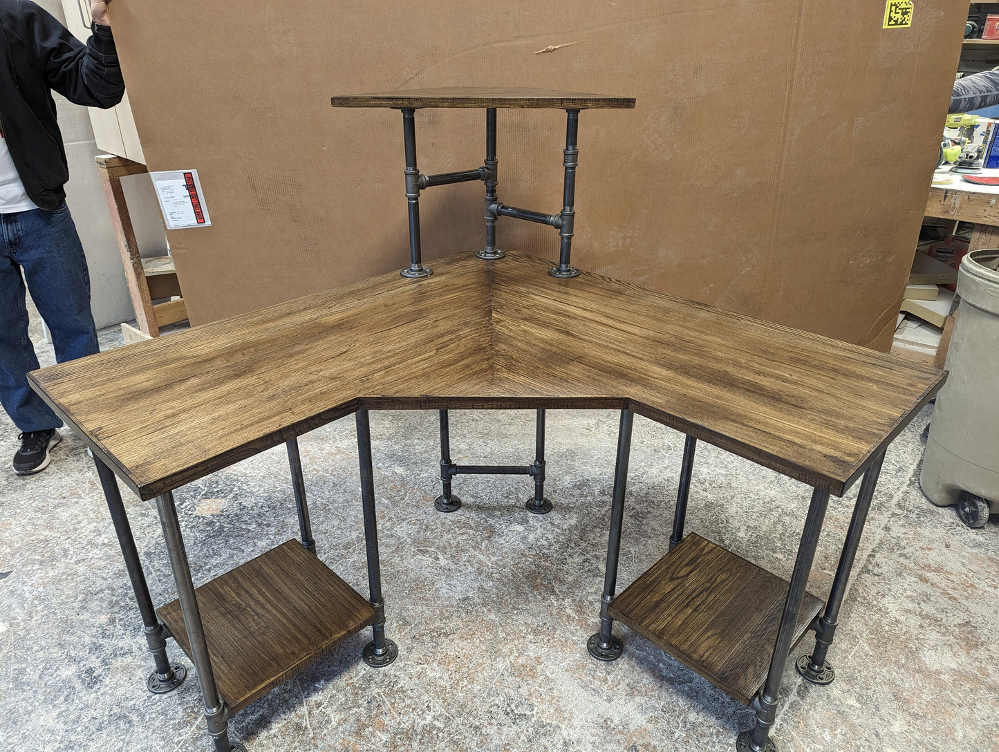 Urban style, hand made, corner desk