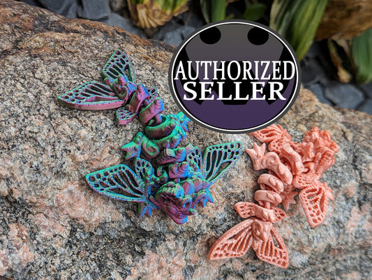 Butterfly Wyvern - 3d printed and fully articulated little dragon