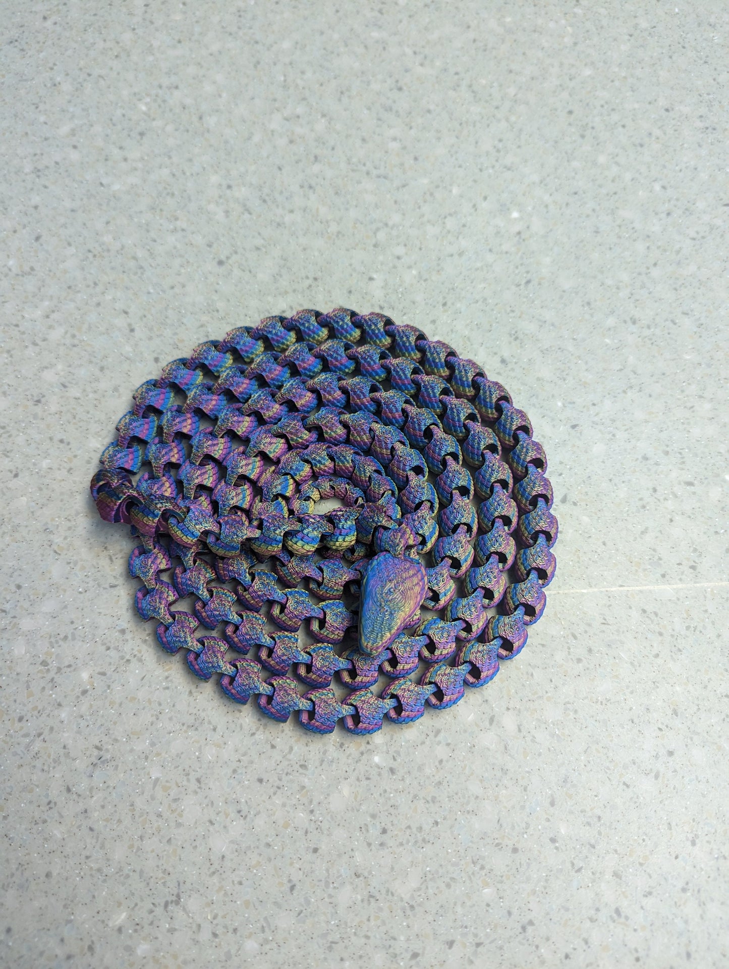 Super long snake @ 70 inches! - 3d printed and fully articulated