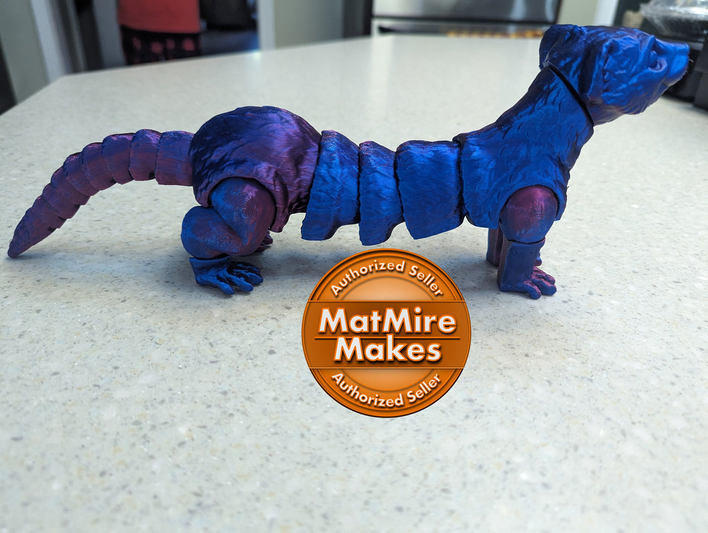 Toy Ferret - 3d printed and fully articulated