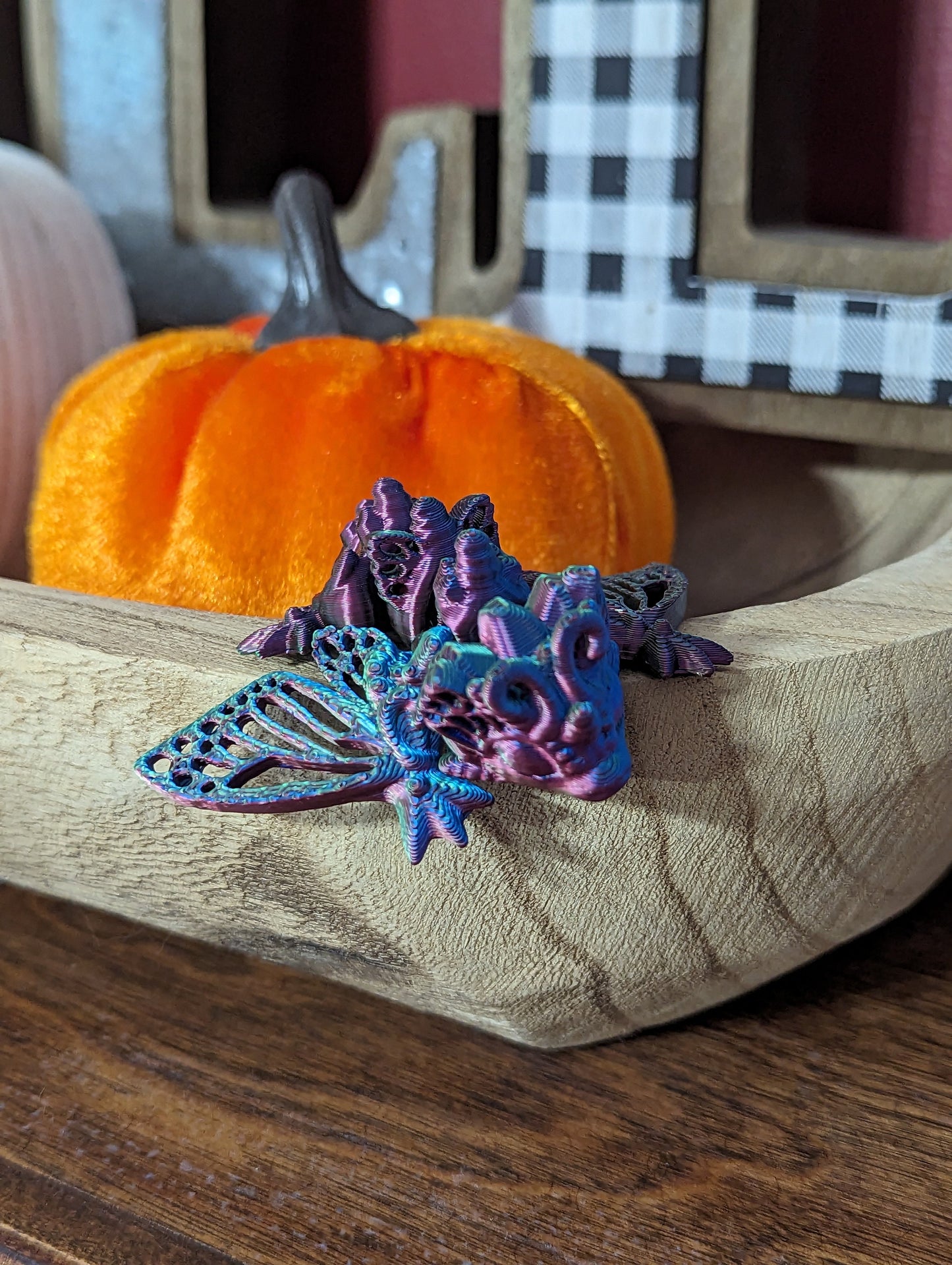 Butterfly Wyvern - 3d printed and fully articulated little dragon