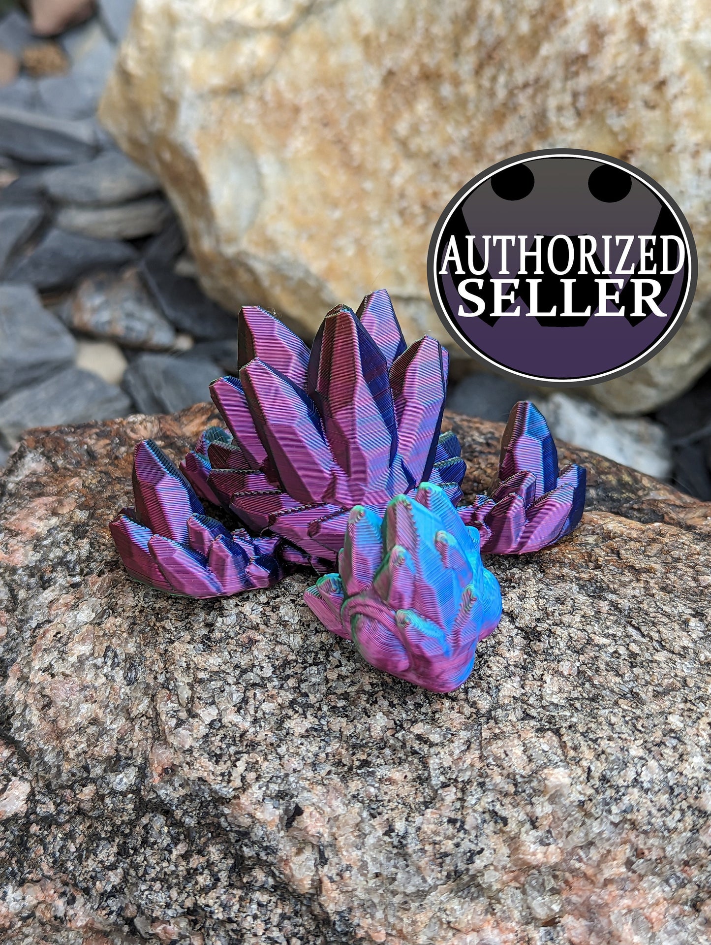 Crystal turtle - 3d printed and fully articulated