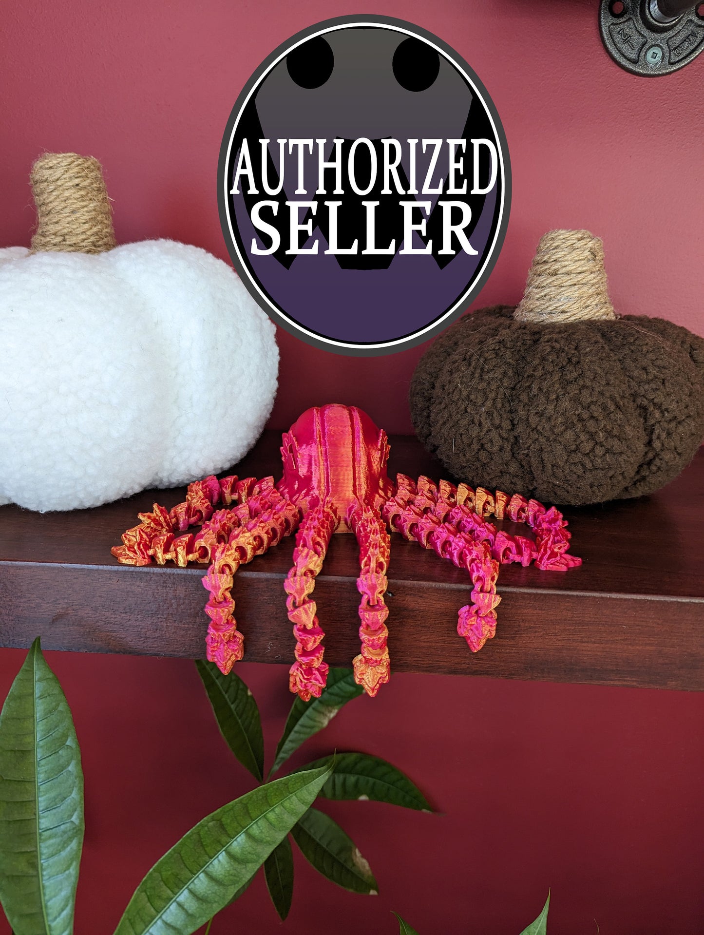 Harvest Lurker - 3d printed and fully articulated Halloween decoration