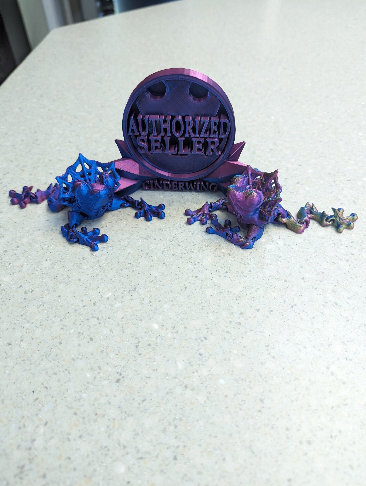 Frogula - the newest addition to Halloween decor - 3d printed and fully articulated